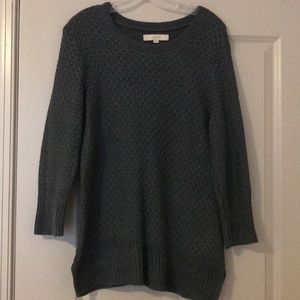 Green Cable Knit Sweater